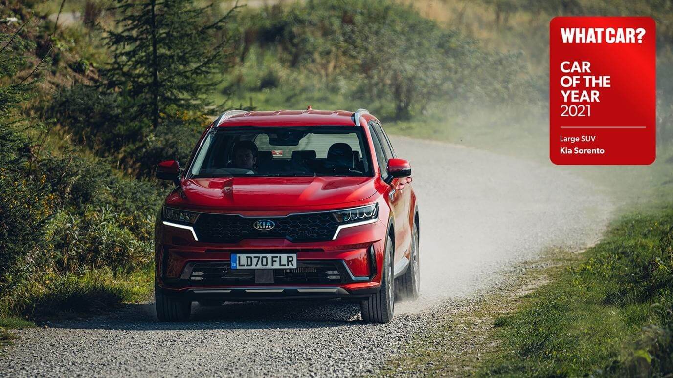Жаңа Kia Sorento «What Car?» журналының нұсқасы бойынша «2021 жылдың толық өлшемді кроссовері» атағына ие болды
